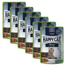 Kapsička Happy Cat MEAT IN SAUCE Culinary Land-Geflügel / Hydina 6 x 85 g