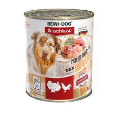 New BEWI DOG konzerva – Hydina, 800g