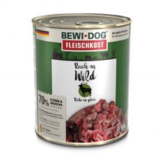 New BEWI DOG konzerva – Wild, 800g 