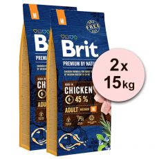 Brit Premium by Nature Adult Medium 2 x 15 kg