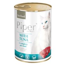Konzerva Piper Cat Sterilised s tuniakom 400 g