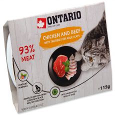 Vanička ONTARIO chicken & beef with taurine 115 g