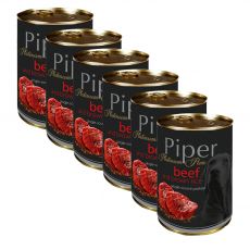 Konzerva Piper Platinum Pure hovädzie a hnedá ryža 6 x 400 g
