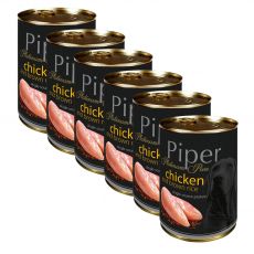 Konzerva Piper Platinum Pure kura a hnedá ryža 6 x 400 g