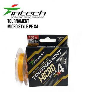Intech Šnúra Tournament Micro Style PE X4 Orange - 150m