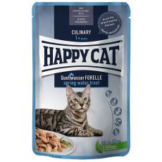 Kapsička Happy Cat Culinary Quellwasser-Forelle / Pstruh 85g