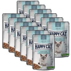 Kapsička Happy Cat Sensitive Magen & Darm / Žalúdok & črevá 12 x 85 g